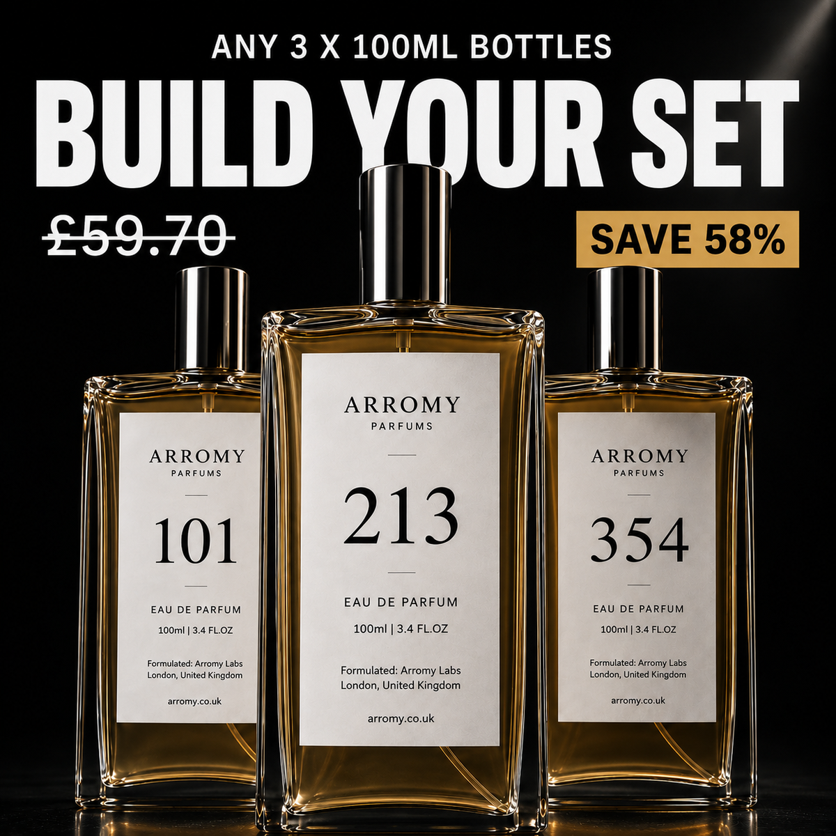 100ml x3 Perfume Set